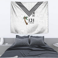 Fijian Rugby Tapestry Six Seven Nine to The World - Tapa Pattern LT03 - Polynesian Pride
