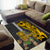 Custom Hawaii Molokai Island Area Rug Hawaiian Warrior and Kakau Symbols Abstract Tattoo LT03 - Polynesian Pride