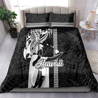 Hawaii Niihau Island Bedding Set Hawaiian King and Kakau Symbols Abstract Shoulder Tattoo LT03 - Polynesian Pride
