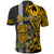 Custom Hawaii Oahu Island Polo Shirt Hawaiian Warrior and Kakau Symbols Abstract Tattoo LT03 - Polynesian Pride