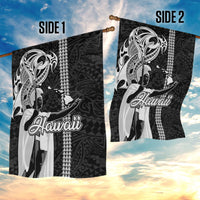 Hawaii Kahoolawe Island Garden Flag Hawaiian King and Kakau Symbols Abstract Shoulder Tattoo LT03 - Polynesian Pride