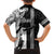 Hawaii Kahoolawe Island Kid Hawaiian Shirt Hawaiian King and Kakau Symbols Abstract Shoulder Tattoo LT03 - Polynesian Pride