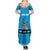 Fiji Merry Christmas Family Matching Summer Maxi Dress and Hawaiian Shirt Santa Suit Style With Tapa Tribal Pattern