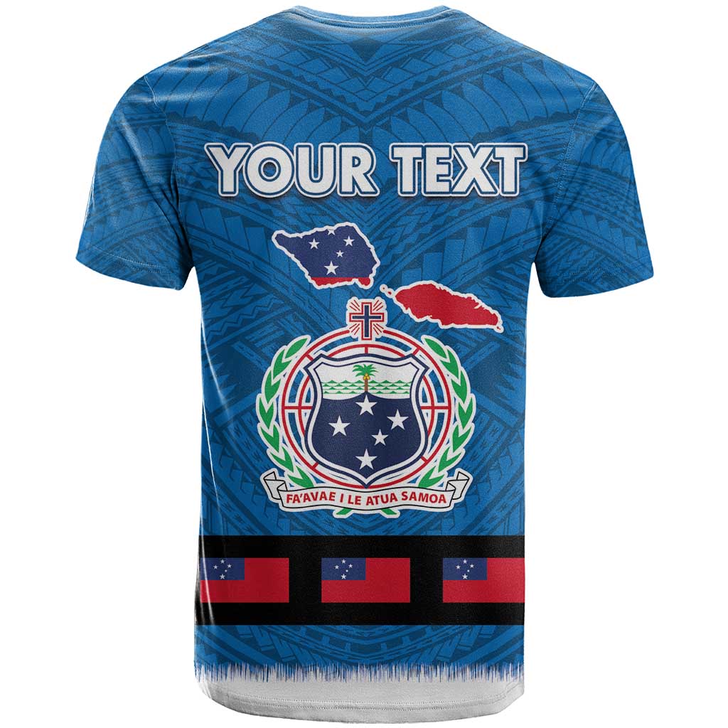 Samoa Merry Christmas T Shirt Santa Suit Style With Tatau Tattoo Pattern