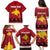 Papua New Guinea Merry Christmas Family Matching Puletasi and Hawaiian Shirt Santa Suit Style With Melanesian Pattern