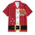 Papua New Guinea Merry Christmas Family Matching Summer Maxi Dress and Hawaiian Shirt Santa Suit Style With Melanesian Pattern