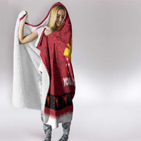 Papua New Guinea Merry Christmas Hooded Blanket Santa Suit Style With Melanesian Pattern LT03 - Polynesian Pride