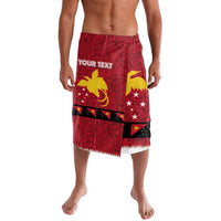 Papua New Guinea Merry Christmas Lavalava Santa Suit Style With Melanesian Pattern LT03 Red - Polynesian Pride
