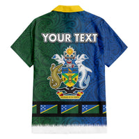 Solomon Islands Merry Christmas Family Matching Long Sleeve Bodycon Dress and Hawaiian Shirt Santa Suit Style With Melanesian Pattern