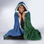 Solomon Islands Merry Christmas Hooded Blanket Santa Suit Style With Melanesian Pattern