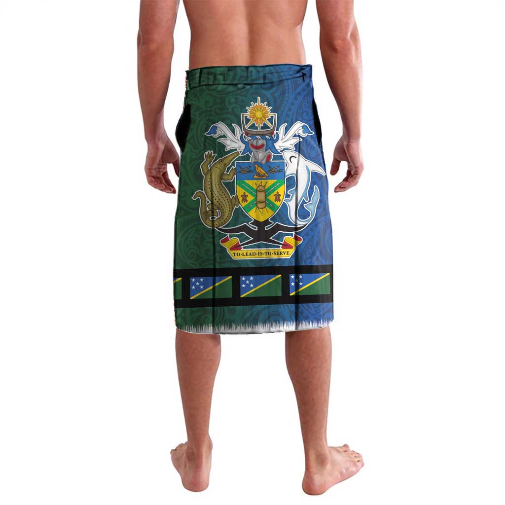 Solomon Islands Merry Christmas Lavalava Santa Suit Style With Melanesian Pattern LT03 - Polynesian Pride