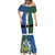 Solomon Islands Merry Christmas Mermaid Dress Santa Suit Style With Melanesian Pattern