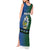 Solomon Islands Merry Christmas Tank Maxi Dress Santa Suit Style With Melanesian Pattern