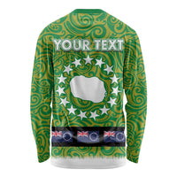 Cook Islands Merry Christmas Long Sleeve Shirt Santa Suit Style With Polynesian Pattern