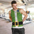 Cook Islands Merry Christmas Men Tank Top Santa Suit Style With Polynesian Pattern