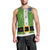 Cook Islands Merry Christmas Men Tank Top Santa Suit Style With Polynesian Pattern