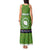 Cook Islands Merry Christmas Tank Maxi Dress Santa Suit Style With Polynesian Pattern