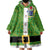 Cook Islands Merry Christmas Wearable Blanket Hoodie Santa Suit Style With Polynesian Pattern