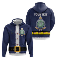 Niue Merry Christmas Hoodie Santa Suit Style With Hiapo Pattern