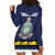 Niue Merry Christmas Hoodie Dress Santa Suit Style With Hiapo Pattern