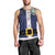 Niue Merry Christmas Men Tank Top Santa Suit Style With Hiapo Pattern