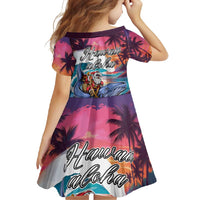Hawaiian Mele Kalikimaka Family Matching Mermaid Dress and Hawaiian Shirt Santa Claus Driving The Whale with Sunset Ocean Landscape