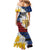 Hawaii Lutheran High School Mermaid Dress Kakau Pattern Splash Style LT03 - Polynesian Pride