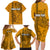 Nanakuli High and Intermediate School Family Matching Long Sleeve Bodycon Dress and Hawaiian Shirt Tribal Kakau Pattern LT03 - Polynesian Pride