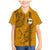 Nanakuli High and Intermediate School Family Matching Mermaid Dress and Hawaiian Shirt Tribal Kakau Pattern LT03 Son's Shirt Yellow - Polynesian Pride