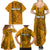 Nanakuli High and Intermediate School Family Matching Summer Maxi Dress and Hawaiian Shirt Tribal Kakau Pattern LT03 - Polynesian Pride