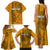 Nanakuli High and Intermediate School Family Matching Tank Maxi Dress and Hawaiian Shirt Tribal Kakau Pattern LT03 - Polynesian Pride