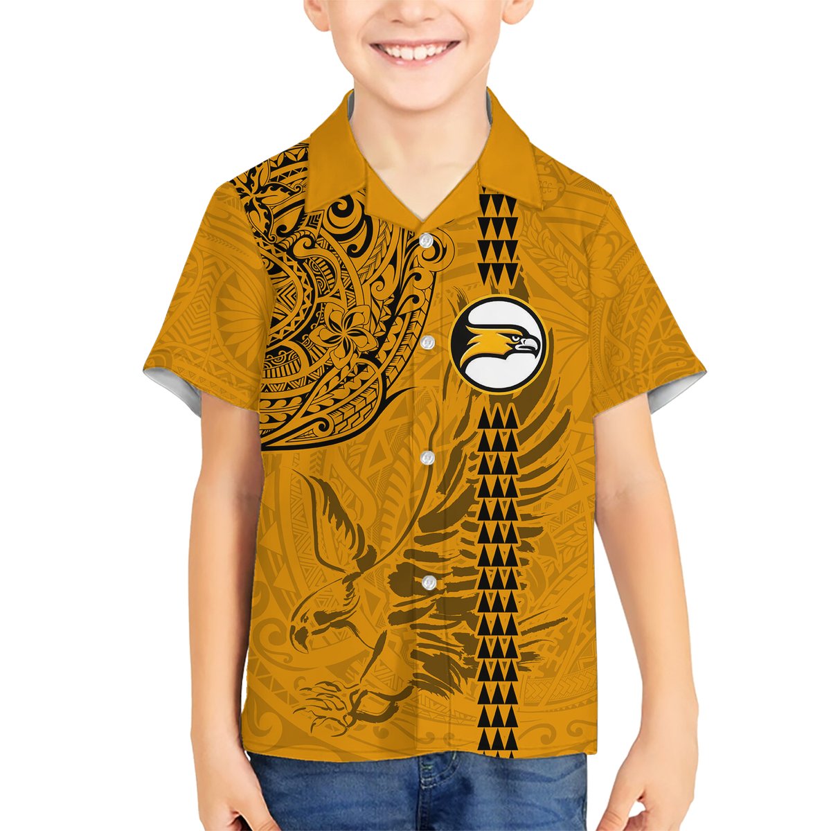 Nanakuli High and Intermediate School Hawaiian Shirt Tribal Kakau Pattern LT03 - Polynesian Pride