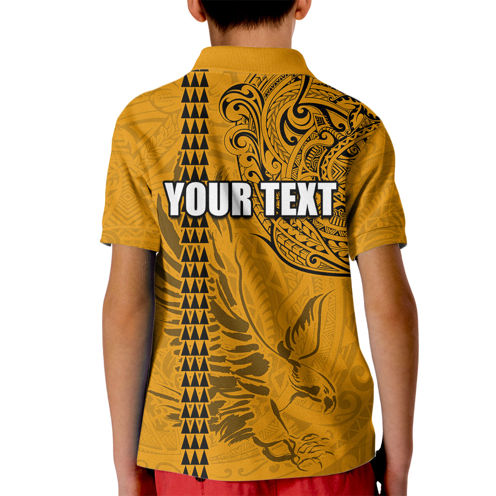 Nanakuli High and Intermediate School Kid Polo Shirt Tribal Kakau Pattern LT03 - Polynesian Pride