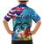 Hawaii Race For Whales Family Matching Mermaid Dress and Hawaiian Shirt Flag and Polynesian Hibiscus LT03 - Polynesian Pride