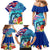 Hawaii Race For Whales Family Matching Mermaid Dress and Hawaiian Shirt Flag and Polynesian Hibiscus LT03 - Polynesian Pride