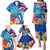 Hawaii Race For Whales Family Matching Puletasi and Hawaiian Shirt Flag and Polynesian Hibiscus LT03 - Polynesian Pride