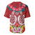 Polynesian Valentine Day Baseball Jersey Love Couple Turtle Maori Hibiscus Red Style LT03 - Polynesian Pride