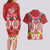 Polynesian Valentine Day Couples Matching Long Sleeve Bodycon Dress and Hawaiian Shirt Love Couple Turtle Maori Hibiscus Red Style LT03 - Polynesian Pride