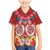 Polynesian Valentine Day Family Matching Mermaid Dress and Hawaiian Shirt Love Couple Turtle Maori Hibiscus Red Style LT03 Son's Shirt Red - Polynesian Pride