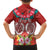 Polynesian Valentine Day Family Matching Off Shoulder Long Sleeve Dress and Hawaiian Shirt Love Couple Turtle Maori Hibiscus Red Style LT03 - Polynesian Pride