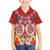 Polynesian Valentine Day Family Matching Puletasi and Hawaiian Shirt Love Couple Turtle Maori Hibiscus Red Style LT03 Son's Shirt Red - Polynesian Pride