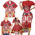 Polynesian Valentine Day Family Matching Short Sleeve Bodycon Dress and Hawaiian Shirt Love Couple Turtle Maori Hibiscus Red Style LT03 - Polynesian Pride