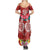 Polynesian Valentine Day Family Matching Summer Maxi Dress and Hawaiian Shirt Love Couple Turtle Maori Hibiscus Red Style LT03 - Polynesian Pride