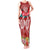 Polynesian Valentine Day Tank Maxi Dress Love Couple Turtle Maori Hibiscus Red Style LT03 Women Red - Polynesian Pride