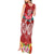 Polynesian Valentine Day Tank Maxi Dress Love Couple Turtle Maori Hibiscus Red Style LT03 - Polynesian Pride