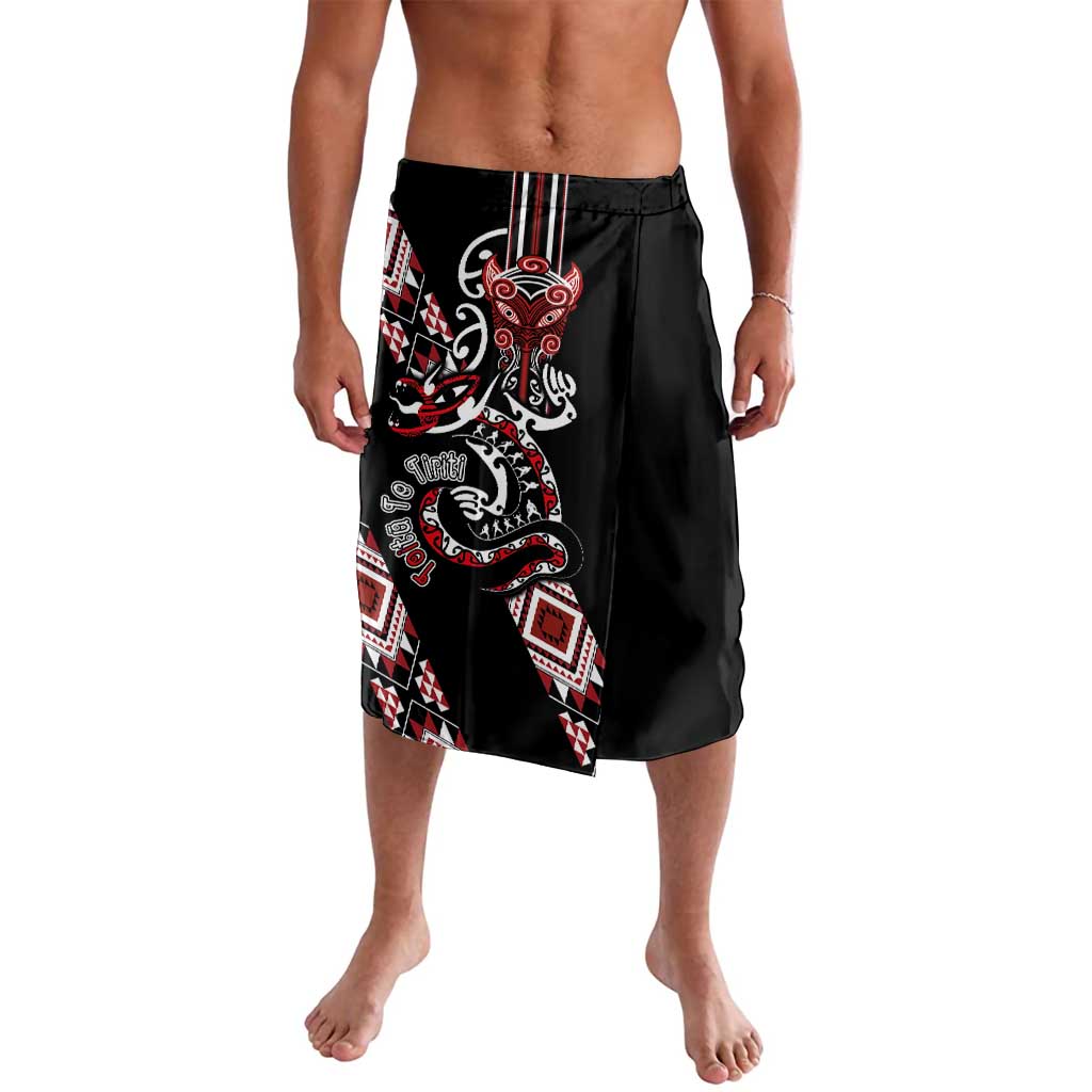 Aotearoa Toitu Te Tiriti-Honour the Treaty Lavalava Maori Taniwha Haka with Taniko and Tukutuku