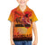 Australia and New Zealand ANZAC Day Family Matching Off Shoulder Maxi Dress and Hawaiian Shirt Soldiers Memories - Red Poppies with Aboriginal and Maori Art