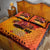 Australia and New Zealand ANZAC Day Quilt Bed Set Soldiers Memories - Red Poppies with Aboriginal and Maori Art