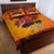 Australia and New Zealand ANZAC Day Quilt Bed Set Soldiers Memories - Red Poppies with Aboriginal and Maori Art