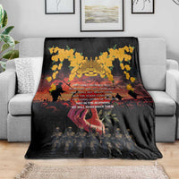 Australia ANZAC Day Blanket Forever in My Thoughts LT03 - Polynesian Pride